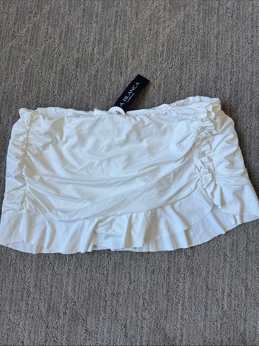 La Blanca Island Goddess Ruffle Swim Skirt Bikini Bottom